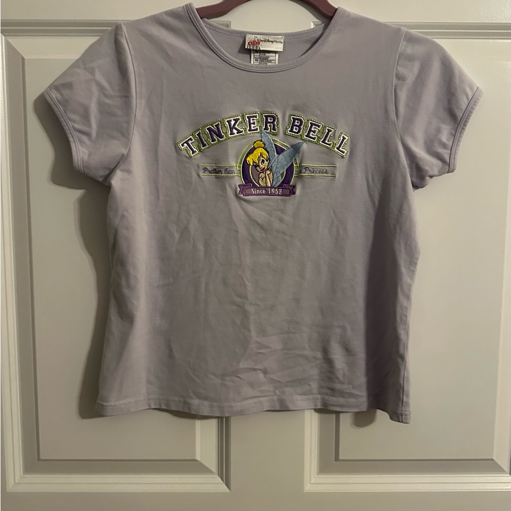 Disney Tinker Bell Purple Short Sleeve Tee